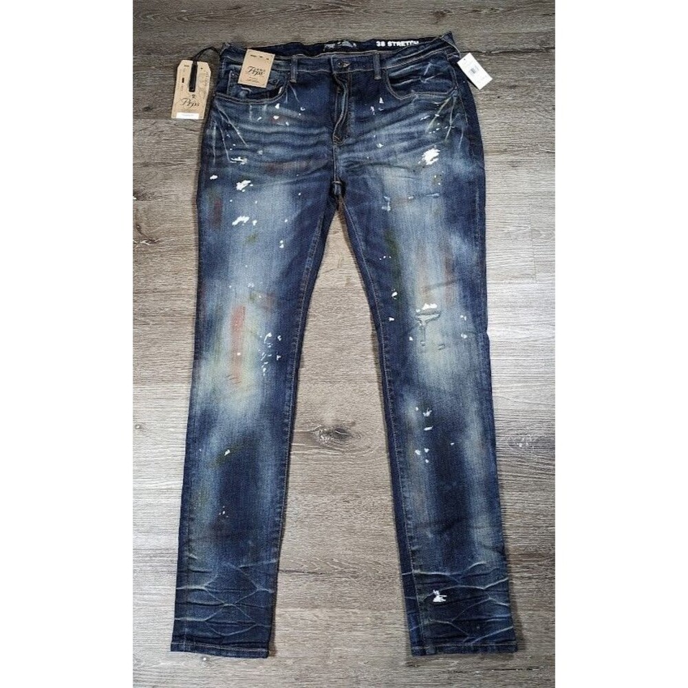 PRPS Cayenne Fit Painter Wash Jeans Men’s 38 Super Skinny Stretch NWT